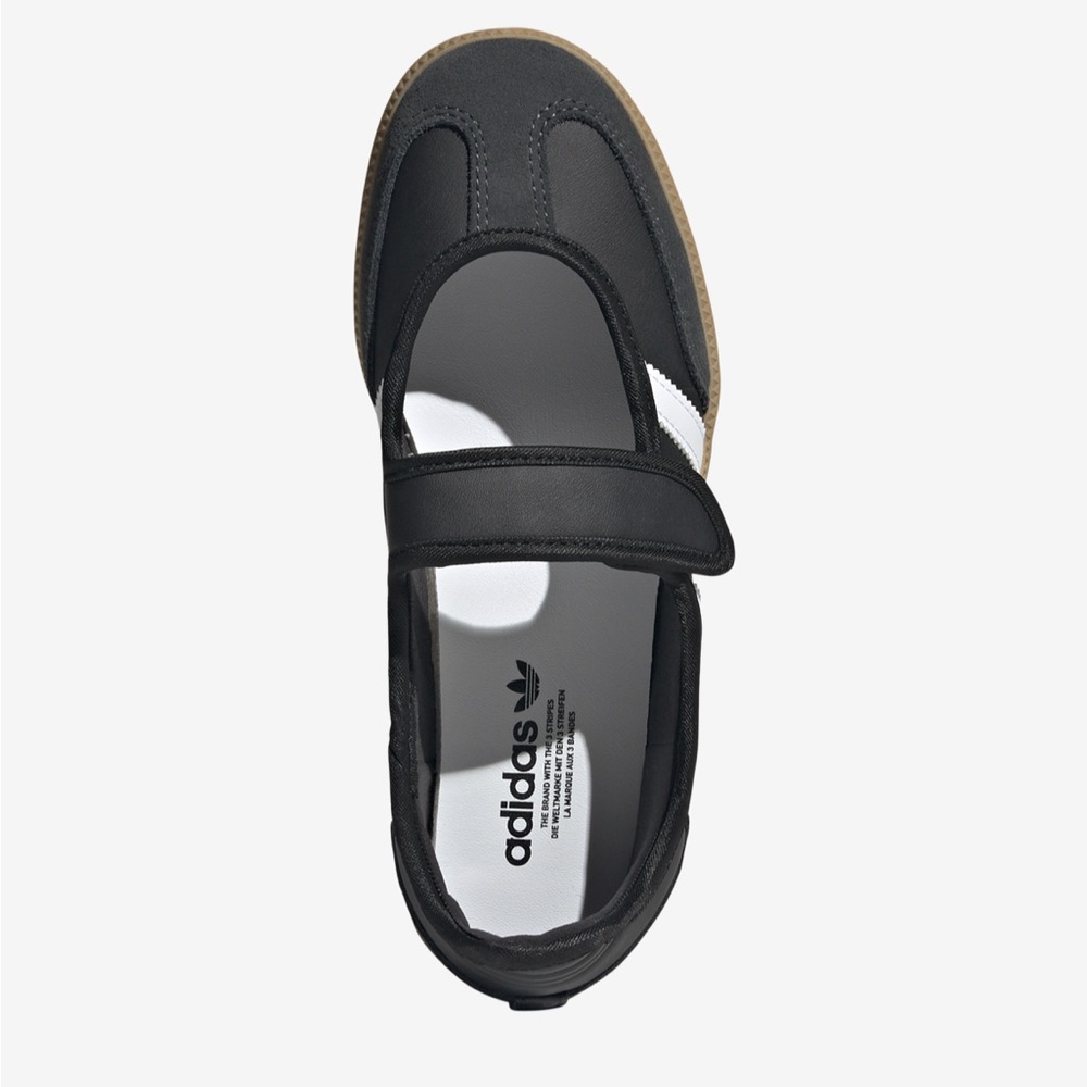 adidas Black, White & Gum Mary Jane Strap adidas Originals Samba Jane - Picture 5 of 8